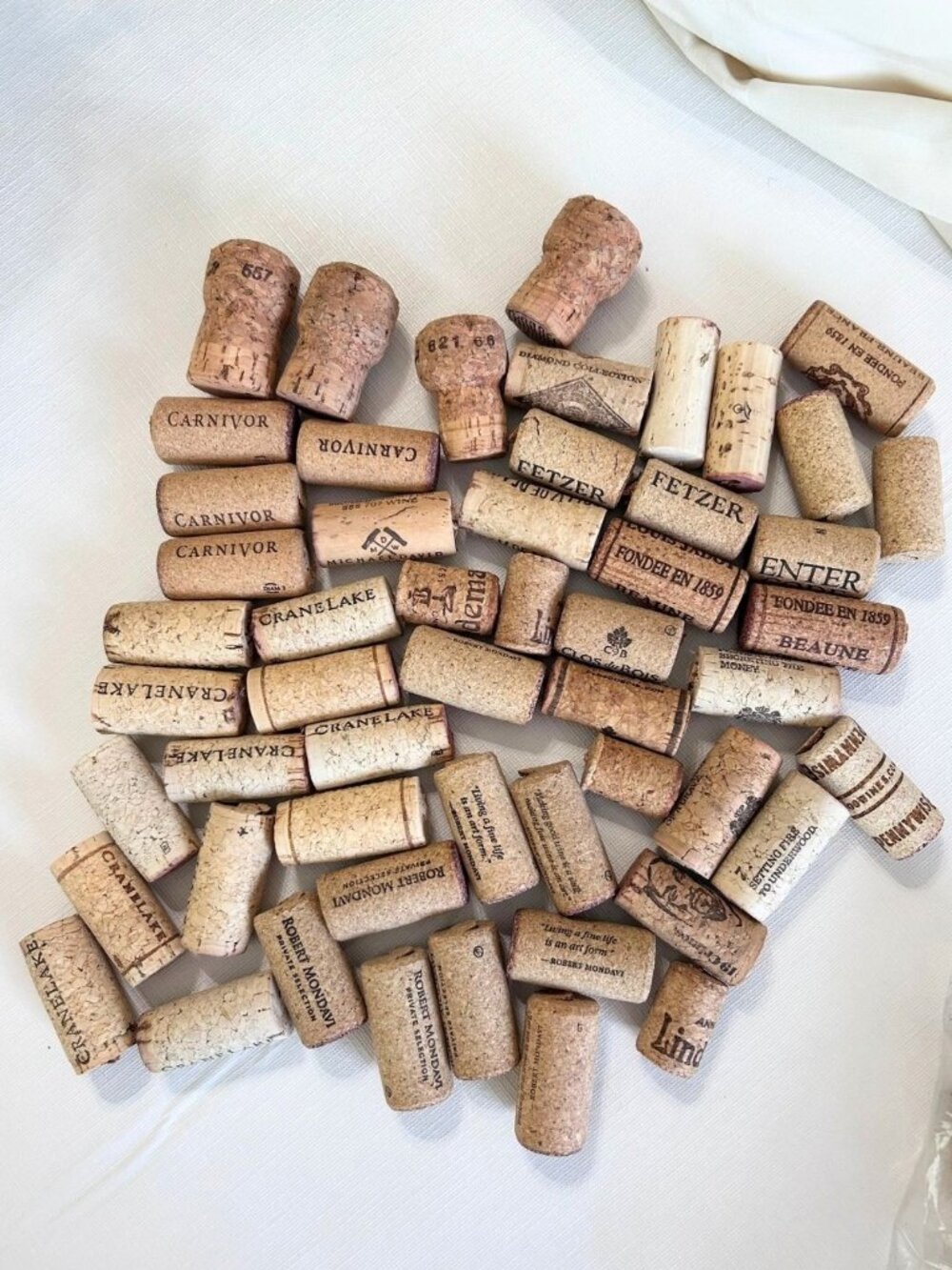 135 Wine Corks, Synthetic, Colored, Plain